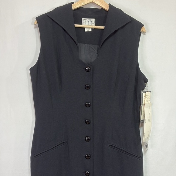 Nwt Kenar Triacetate Fitted Maxi Suit Dress Sleeveless